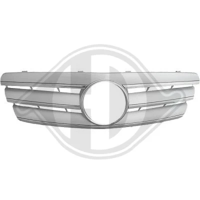 Kuva DIEDERICHS HD Tuning 1671340 Etusäleikkö Hopea, Kromi MERCEDES BENZ: C sarja T modell, Sedan