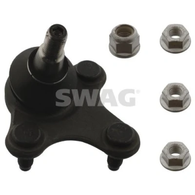 Kuva SWAG 30 94 0668 Alapallonivel Etuakseli, vasen, Alla Itselukittuvalla mutterilla Poikittaistukivarrelle SKODA: Octavia 3 Combi, Schrägheck
