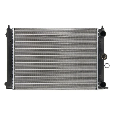 Kuva THERMOTEC D7W033TT Jäähdytin 430 320 32 Käsivaihteisto Jäähdytysrivat mekaan. kiinnitetyt VOLKSWAGEN: GOLF 2, Polo II Hatchback