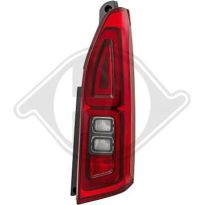 Kuva DIEDERICHS 4014890 Takavalot Oikea P21/5W, PY21W, P21W CITROËN: Berlingo II Van
