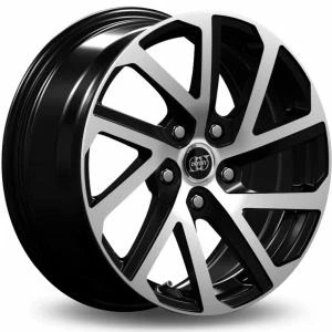 Kuva INFINY Cobalt Bright Black Machined Face 7.5x17 4/108 ET40 B63.4 Alumiinivanteet