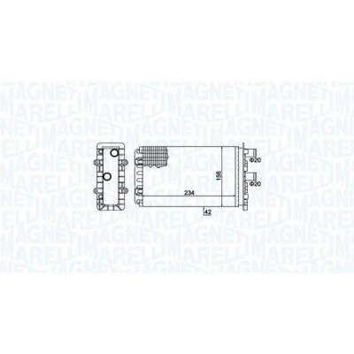 Kuva MAGNETI MARELLI 350218475000 Lämmityslaitteen Kenno VOLKSWAGEN: Transporter 4 Bus,