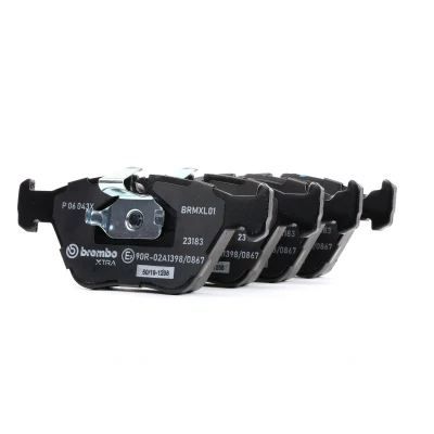 Kuva BREMBO P 06 043X Jarrupalat Kulumisenilmaisemelle Ilman tarvikkeita BMW: 3 Touring, X3, Sedan, ROVER: 75