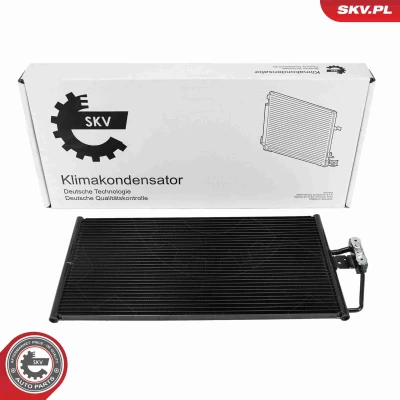 Kuva ESEN SKV 86SKV342 Ilmastoinnin Lauhdutin ilman vedenerotinta Alumiini 628mm BMW: 5 Sedan