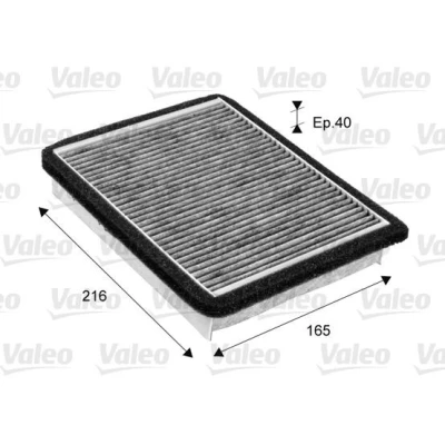 Kuva VALEO CLIMFILTER PROTECT 715682 Raitisilmasuodatin Aktiivihiilisuodatin 225 181 40 LADA: 111, 112