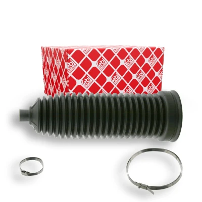 Kuva FEBI BILSTEIN 27248 Paljekumisarja, Ohjaus Thermoplast Etuakseli, vasen, oikea Kuorilla