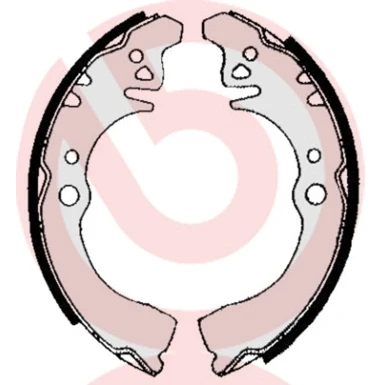 Kuva BREMBO S 16 507 Jarrukengät 180 27