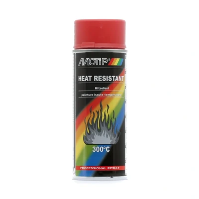 Kuva MOTIP 04040 Moottori / äänenvaimentajamaali Kompakt green glossy 400 ml Punainen