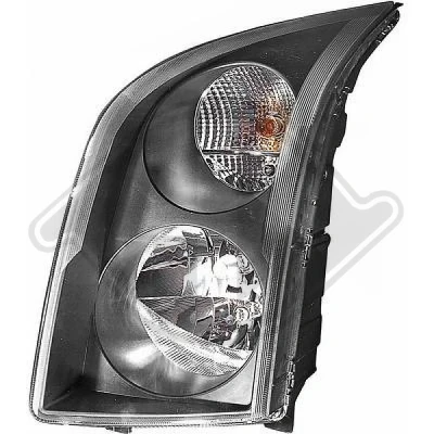 Kuva DIEDERICHS 2281980 Ajovaloumpio Oikea H7/H7 VOLKSWAGEN: Crafter 30 35 Bussi, 50 Flatbed Kuorma auto/Alusta
