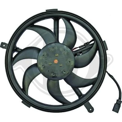 Kuva DIEDERICHS 8120601 Jäähdyttimen Tuuletin 390 12 200 ilman jäähdytystuulettimen kehää Climate MINI: Hatchback