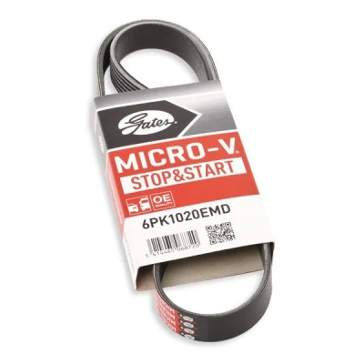 Kuva GATES 6PK1745 Moniurahihna 1745 6 Polyesteri, EPDM (eteenipropeeni dieeni kumi) FleetRunner Micro V MITSUBISHI: Outlander 2 SUV