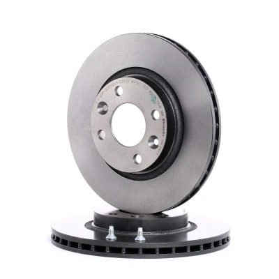 Kuva BREMBO COATED DISC LINE 09.C285.11 Jarrulevyt 258 22 4 tuuletettu sisältä pinnoitettu hiiliteräs Ruuveilla RENAULT: Clio 4, Twingo 3, DACIA: SANDERO 2