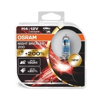 Kuva OSRAM 64193NB200 HCB Polttimo, kaukovalo H4 12V 60/55W 3550K Halogeeni VOLKSWAGEN: Caddy 3, Polo V Hatchback, GOLF 2, TOYOTA: Yaris III Hatchback