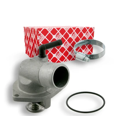 Kuva FEBI BILSTEIN 28349 Termostaatti 92, 107 Letkunpuristimella, Tiivisterenkaalla OPEL: Astra G CC, Caravan, Zafira A