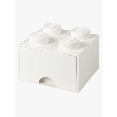 Kuva LEGO® Storage Box with Drawer White 25x25x18 cm