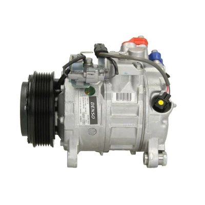 Kuva DENSO DCP05096 Ilmastoinnin Kompressori 7SBU17A 12 PAG 46 R 134a magneettikytkimellä BMW: X5, 5 Touring, 3 Touring