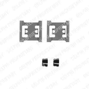 Kuva DELPHI LX0218 Tarvikesarja, Jarrupala FORD: Transit Mk3 Van
