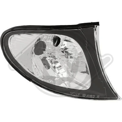 Kuva DIEDERICHS 1215072 Vilkku Musta, Valkoinen Oikea Lampun kannalla BMW: 3 Touring, Sedan