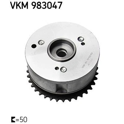 Kuva SKF VKM 983047 Nokka Akselin Hammaspyörä Imupuoli 50