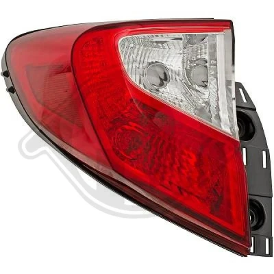 Kuva DIEDERICHS 6642093 Takavalot Vasen WY21W, LED