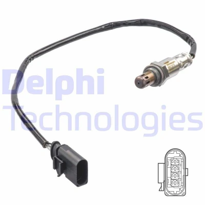 Kuva DELPHI ES21278 12B1 Lambda Anturi Planarsondi, Lämmitetty SEAT: Ibiza 4 ST, VOLKSWAGEN: Polo V Hatchback