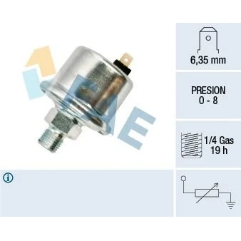 Kuva FAE 14040 Tunnistin, Öljynpaine 1/4Gas 19 h