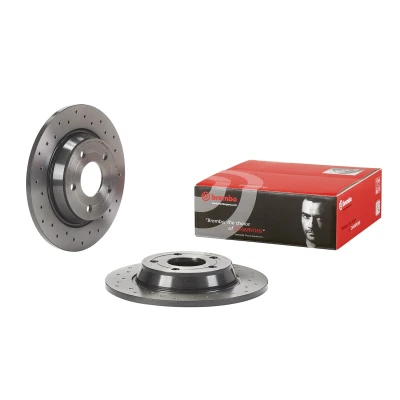 Kuva BREMBO 08.D864.1X Jarrulevyt 271 11 5 täysi, reijitetty pinnoitettu FORD: Focus Mk4 Turnier, Hatchback