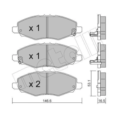 Kuva Jarrupalasarja, levyjarru METELLI 22 0798 0