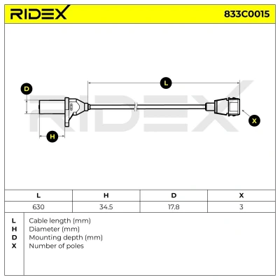 Kuva FEBI BILSTEIN 40085 Kampiakselin Asentotunnistin FIAT: Ducato II Flatbed Kuorma auto/Alusta, Siena, Punto Hatchback, CITROËN: Jumper I Bussi