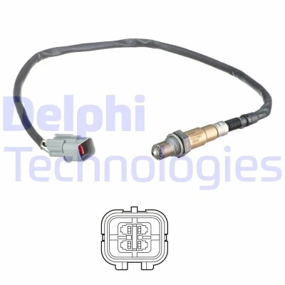 Kuva DELPHI ES21343 12B1 Lambda Anturi Planarsondi, Lämmitetty