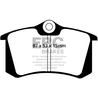 Kuva EBC Brakes DP4680R Jarrupala, levyjarru