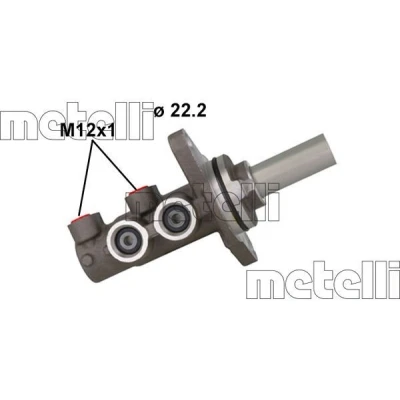 Kuva METELLI 05 1164 Jarrupääsylinteri 22,20 Alumiini