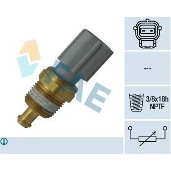 Kuva Jäähdytysnestelämpötilan sensori FORD, JAGUAR, LAND ROVER OE 3F1A 12A648 AA, AB, 3F1Z A