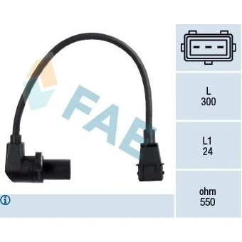 Kuva Impulssianturi, kampiakseli Daewoo Lanos, Lanos sedan, Nubira, Nubira wagon OE 8200085799, 96183235