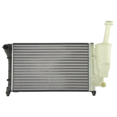 Kuva THERMOTEC D7F048TT Jäähdytin Autoihin ilman ilmastointilaitetta 510 317 18 Käsivaihteisto Jäähdytysrivat mekaan. kiinnitetyt FIAT: Panda II Hatchback