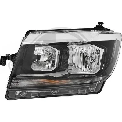 Kuva DIEDERICHS 2282981 Ajovaloumpio Vasen H7, H15, H21W, W5W Valokorkeussäätimen moottorilla