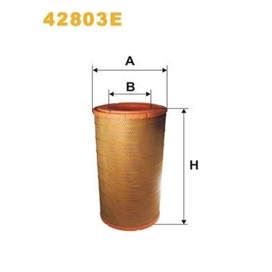 Kuva WIX FILTERS 42803E Ilmansuodatin 522 281 Suodatinpanos