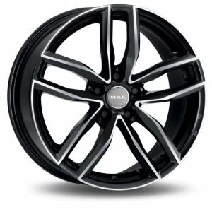 Kuva MAK Sarthe Black Machined Face 8x19 5/112 ET49 B57.1