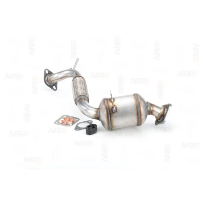 Kuva NAP carparts CAK10287 Katalysaattori Euro 4 (D4) SRFA/ SRFB/ SRFC/ , SRFD/ SRFE/ QVFA asennus /kiinnitysmateriaalilla 840mm