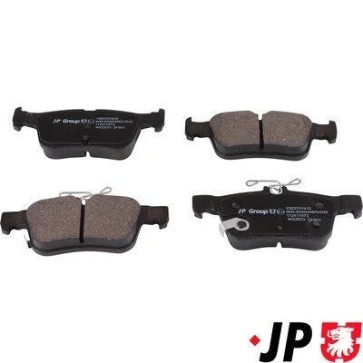 Kuva JP GROUP 1363702910 Jarrupalat Taka akseli valmius kulumisenilmaisemelle MERCEDES BENZ: E sarja T modell, Sedan, GLC SUV