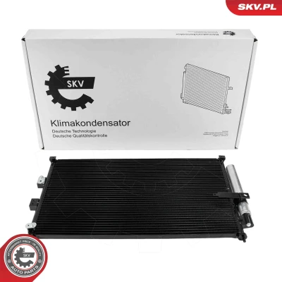 Kuva ESEN SKV 86SKV160 Ilmastoinnin Lauhdutin Vedenerottimella Alumiini 667mm HONDA: Civic VIII Sedan (FD, FA) 1.8, 1.6 2005 2012