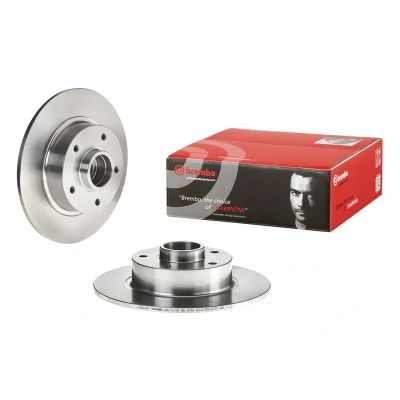 Kuva BREMBO 08.B369.27 Jarrulevyt 260 8 5 täysi Pyöränlaakersarjalla, ABS sensorirenkaalla RENAULT: MEGANE 3