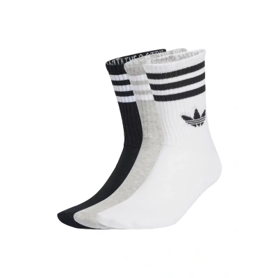 Kuva adidas Originals CREW Unisex 3 PACK Sukat White medium grey heather black, Koko: 37 39, black