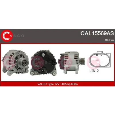 Kuva CASCO CAL10338AS Laturi 12V 70A VOLKSWAGEN: Golf 4, Transporter 4 Bus, SKODA: Octavia I Hatchback, 1 Combi