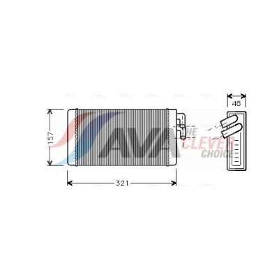 Kuva Lämmityslaitteen kenno AVA QUALITY COOLING AI6052