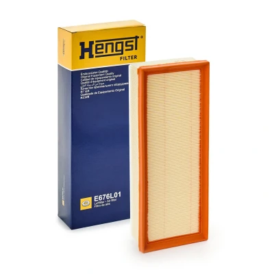 Kuva HENGST FILTER E676L01 Ilmansuodatin 65 128 322 Suodatinpanos AUDI: A4 B8 Avant, A5 Coupe, Sedan