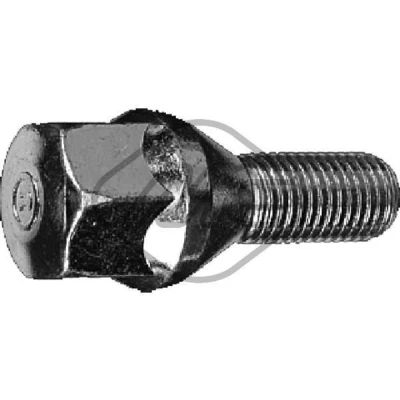 Kuva Pyöränruuvi/pultti, Edessä ja takana NISSAN, RENAULT OE 40222 BC40A, 40254 00QAB, 77 00 437 514