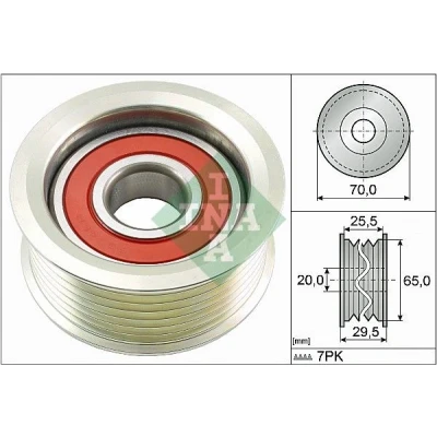 Kuva INA 532 0803 10 Ohjainrulla HONDA: CR V 3, ACCORD 8, 8 Kombi