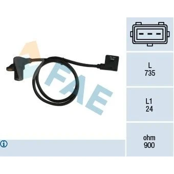 Kuva Kierroslukuanturi Bmw 3 [E36], cabriolet coupé touring 5 [E34], [E34] OE 1 726 066, 12 14 065,