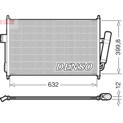 Kuva Lauhdutin, ilmastointi DENSO DCN99084